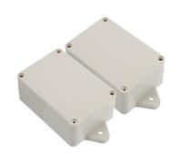 MUSISALY Boîte de Jonction Électrique Étanche Plastique 2 Pièces 35x58x83 Mm, Boîtier de Projet Extérieur Anti-poussière pour Câblage Industriel et Électronique, Coffret Électrique