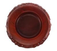 MUSISALY Bol Amulette Feng Shui en Bois Massif de Rose Bol D’Abondance Sculpté à la Main Décoration de Salon et Bureau Symbole de Richesse et Prospérité