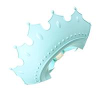 MUSISALY Bonnet de Bain Ajustable Imperméable pour Garçon et Filles Protège Yeux et Oreilles en Tpe Souple Bleu Chapeau Lavant Cheveux Bébé et Baignade Sécurité Bébé