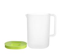 MUSISALY Bouilloire à Boissons en Plastique Pp 2,2l Vert avec Poignée et Couvercle, Résistante la Chaleur et Anti-, Fêtes et Piscines Réutilisable