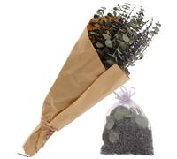 MUSISALY Bouquet de Lavande Séchée avec Sachet Parfumé, Fleurs Naturelles pour Suspendue, Décoration D’intérieur Aromatique, sans Additifs, Ensemble Aromatique Apaisant pour Salle de Bain