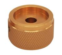 MUSISALY Bouton de Potentiomètre Remplacement Précis et Facile en Aluminium Or Bouton Rotatif Moleté pour Guitare et Amplificateur pour Contrôle du Volume