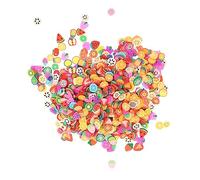 MUSISALY Breloques Pour Ongles 3d En Pâte Polymère 4000 Pièces Mix Fruits Et Gâteaux, Artisanat Diy Pour Manucure, Décoration D’ongles Créative, Accessoires Nail Art Polyvalents