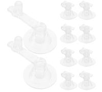 MUSISALY Buse de Conversion de Pompe à Air en PVC 50pcs pour Remplacer Valves Cassées et Embout de Gonflage pour Pied, pour Fête Estivale et Coussin Gonflable