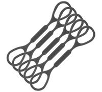 MUSISALY Butées de Coulisse en Silicone pour Trompette, Lot de 5 Pièces, Couleur Noire, Petites Tailles, Accessoires de Remplacement Solide pour Instruments à Vent, Adaptées la Pratique