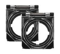MUSISALY Cache Bouton D'alimentation Rond 22mm en Plastique PC Mécanisme à Ressort, Protection Étanche Anti-poussière pour Interrupteurs, 2 Pièces, Usage Industriel et Domestique