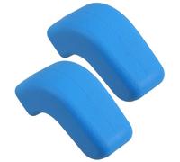 MUSISALY Caches de Crochet de Remorquage Bleus Protection Sécurité Lot de 2 Capuchons Résistants aux Intempéries pour Pare-Chocs Compatibles Jk Jt 2007-2023 pour Attelage Voiture