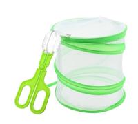 MUSISALY Cage pour Plastique et Clair Vert Facile Léger à Nettoyer D'élevage Pliable L'observation et L'étude Insectes Papillons en Insectes en Extérieur
