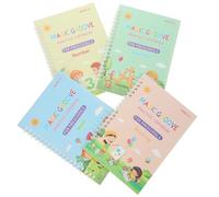 MUSISALY Cahier D'écriture Cursive Rainuré pour Apprendre à Écrire pour Garçon et Filles Activités Ludiques, Papier Rigide Solide Garçons et Filles