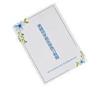 MUSISALY Cahier D'exercices Pour Pose De Cils 6 Feuilles Papier Blanc Pour Débutants Formation Extension De Cils Salon Et Usage Maison