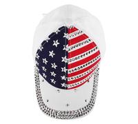 MUSISALY Casquette de Baseball la Mode Étoile à Cinq Branches en Coton, Chapeau à Strass pour Hommes et Femmes, Protection Solaire Respirante pour Sorties en Plein Air