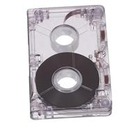 MUSISALY Cassette Audio Réenregistrable 60 Bande Transparente pour Enregistrement de Musique et Discours Cassette Vierge Adaptée aux Enregistreurs Gris