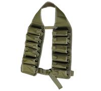 MUSISALY Ceinture Porte-Bière Réglable Verte 12 Emplacements, Paquet Banane Portable pour Camping, Randonnée et Activités de Plein Air, Tissu Solide et Confortable, Porte-Canettes
