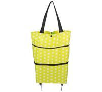 MUSISALY Chariot Vert Pliable Oxford Tissu de roulettes à et en Courses Réutilisable Multifonction pour Supermarché et Achats Quotidiens