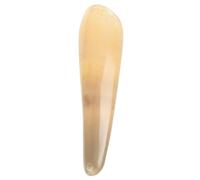 MUSISALY Chausse-pied Accessoire Solide Beige en Véritable Corne Naturelle Fabriqué Main, Longue Taille 16-22cm pour Faciliter L'enfilage des Chaussures