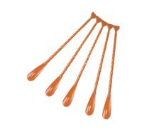 MUSISALY Chausse-pied et Gratte-dos 2 Pièces en PP Marron, Long Manche | Aide Portable pour Voyage et Entrée de Salle de Bain, pour Hommes et Aidants