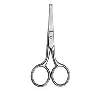 MUSISALY Ciseaux à Poils De Nez Et Sourcils à Bout Arrondi Acier Inoxydable Outil Coiffure Précis Et Sûr Pour Nez Oreilles Et Barbe Manche Confortable Ergonomique