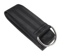 MUSISALY Corde Robuste à Triceps à Double Prise en Tissu Noir, Accessoire Compatible Machine à Câble pour Entraînement AB Machine et Système de Poulie, Optimise la Contraction Musculaire