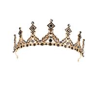 MUSISALY Couronne De Diamant Couronne Féminine Cosplay De Perles Coiffure De Robe De Mariée Bandeau Reine Mariée En Diamant Accessoire De Cheveux De iée Diadème Baroque Strass