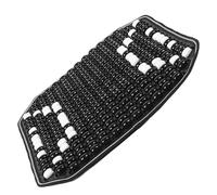 MUSISALY Coussin de Siège Auto à Perles en Bois Foncé Tapis Rafraîchissant et Ventilé Taille Housse Massante pour Siège Conducteur Accessoire Intérieur Voiture Confortable et Respirant