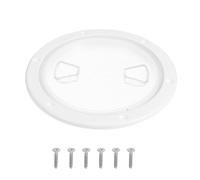 MUSISALY Couvercle de Trappe de Pont Transparent Antidérapant 15 CM avec Vis Plaque D’Inspection Étanche pour Bateau Kayak et Camping-Car Protection Solide L’Eau Salée et Intempéries