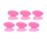 MUSISALY Couvercles de Pinceaux à Protection Anti-perte en Silicone 6 Pièces Prolonger la Durée de Vie à Rose Facile à Ranger pour