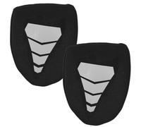 MUSISALY Couvre-Chaussures Protection Antidérapante Imperméables de Cyclisme en Néoprène Noir, Souples et Confortables Pratique du Vélo en Extérieur