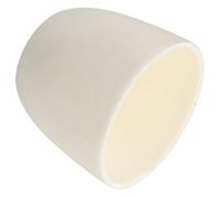 MUSISALY Creuset Cylindrique en Alumine 99% 60 Ml pour Laboratoire et Fabrication de Chocolat Fondu Résistant aux Hautes Températures