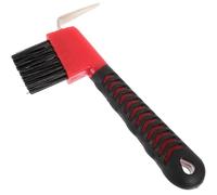 MUSISALY Cure-pied Toilettage Quotidien des Chevaux Couleur Aléatoire avec Brosse en Nylon , Poignée en Caoutchouc Antirouille , Facile à Nettoyer pour Sabots de Cheval