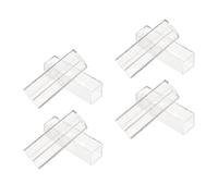 MUSISALY Cuvettes en Plastique Transparentes 45 Ml 8 Pièces en Polystyrène Mini Cuvettes Précises pour Laboratoire Compatibles Spectrophotomètres Usage Professionnel et Expérimental