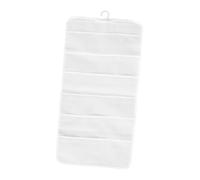 MUSISALY de Rangement pour Accessoires de Cheveux Couler Organisateur d'arcs de Cheveux Support pour Barrettes et élastiques Range-Barrettes pour Filles Pochette Murale Bandeau Blanche