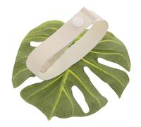 MUSISALY Embrasses de Rideaux Tropicales Vertes en Plastique et Tissu, Solides et Qui Gardent Leur Forme, pour Salon et Chambre à Coucher Style Vintage
