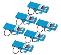 MUSISALY Ensemble de 6 Mini Stations de Recharge Simulées pour Voitures Électriques Décor Miniature pour Diorama Routier Éducatif Pédagogique Sécurisé pour Garçon et Filles Modèle de