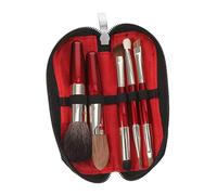 MUSISALY Ensemble de pinceaux de maquillage élégants kit de 5 mini pinceaux pinceau à blush pour voyage outils de maquillage pour femmes pour la Saint-Valentin