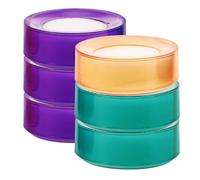 MUSISALY Éponge à Doigts Humidificatrice 6pcs en Éponge Pour Trier Papier et Compter Argent Pour Caissiers et Guichetiers Couleur Aléatoire