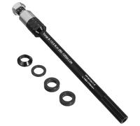 MUSISALY Essieu à Blocage Rapide M12Xp10 pour Remorque Vélo Creux en Métal Haute Résistance Compatible VTT et Route Fixation pour Home Trainer et Atelier de Réparation