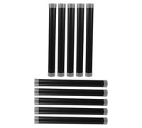MUSISALY Étui de transport pour plan et archivage de documents de bureau, 10 tubes cylindriques en plastique PP, diamètre 30 mm, longueur 300 mm avec bouchon PE, protection anti-lumière,