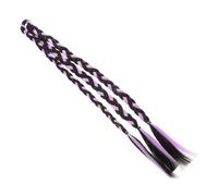 MUSISALY Extensions De Cheveux Colorés Postiches Tresses Extensions De Cheveux Colorés Faits Saillants De Fête Postiches Synthétiques Longues Et Droites Pour Femmes Enfants Filles