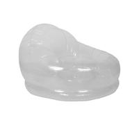 MUSISALY Fauteuil Gonflable Transparent pour Garçon et Filles Surface Lisse Claire, Stockage Gain de Place et Soutien Confortable, pour Plage et Camping