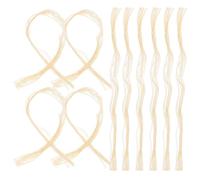 MUSISALY Fils Tenseurs Visage Collagène Dorés 20 Sachets 12 Fils par Sachet Anti-Rides Front et Cou Lifting Dermique Raffermissant Peau Relâchée Soins Anti-Âge Visage Hommes Femmes