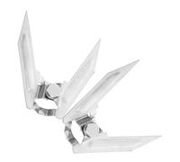 MUSISALY Fourchettes à Rôtir en Acier Inoxydable 2 Pcs, Accessoires de Cuisson Rotatifs pour Four et Friteuse à Air Chaud, pour Poulet Rôti, Viande et Poisson Grillés, Résistantes Haute