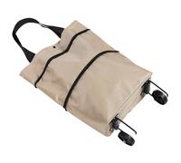 MUSISALY grand à roulettes pour faire les courses valises organisateur sacs chariot pliable diable pliable chariot à couches fourre-tout d'épicerie shopping à roulettes Bois