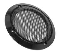 MUSISALY Grille de Haut-Parleur Voiture 35 Pouces Noire en Métal Protection Arrière pour Caisson de Basses Maille Robuste Compatible Système Audio Auto Barrière Anti-Poussière et