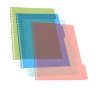 MUSISALY Intercalaires à Plastique Classeur en 4pcs et Onglets pour Détachables Faciles Gérer pour Cahiers Apprentissage