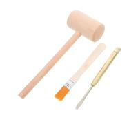 MUSISALY Kit Archéologie Garçon Fille avec Outils de Fouille pour Pierres Précieuses Marteau Bois Moyen Burin Métallique et Brosse Jeu Éducatif de Découverte pour Garçons et Filles