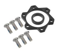 MUSISALY Kit D’Adaptateurs pour Moyeu de Vélo Vtt 100X15Mm vers 110X15Mm Entretoises D’Alignement de Rotor Adaptateur D’Axe Fileté pour Freins à Disque Conversion Moyeu Non Boost