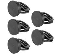 MUSISALY Kit de 5 Ventouses Robustes à Poignée Tirante pour Démontage Écran Téléphone, Outil Multifonction en Plastique Noir, Lève-Verre pour Réparation Écran Smartphone et Carrosserie,