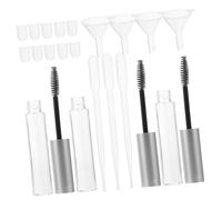 MUSISALY Kit De Tubes De Mascara 32 Pièces 12 Tubes 12 4 Entonnoirs 4 Compte-gouttes Étanches