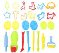 MUSISALY Kit D'outils à Pâte à Modeler pour Garçon et Filles en PP Moules Sûrs et Conviviaux, pour DIY et Développement Manuel des Tout-Petits
