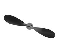 MUSISALY Kit Mini-Générateur Éolien Éducatif Grosse Hélice Noire et Diode Modèle de Mini-Éolienne Portable pour Expériences Scientifiques D’Électricité Micro-Générateur Éolien pour